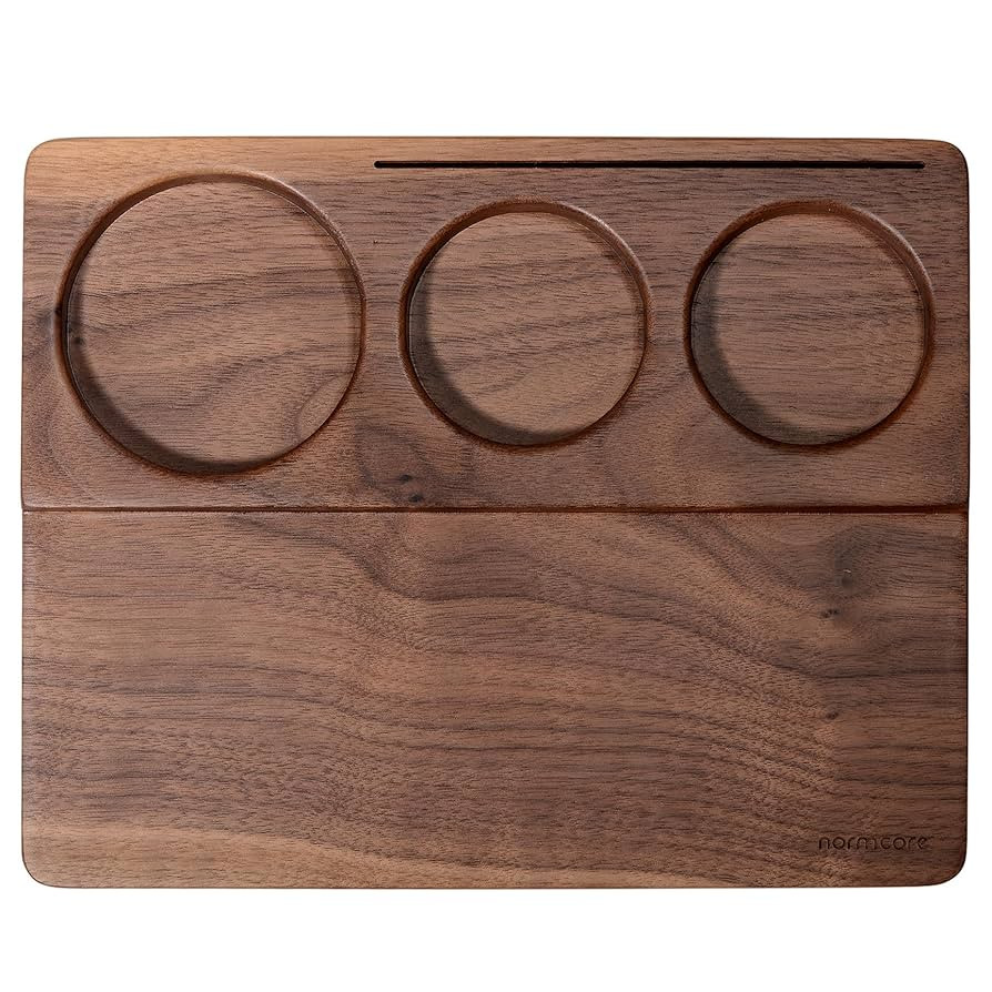 Normcore Tamping Station - Natural Walnut Espresso Tamping Mat - Wooden Tamping Mat for 51/54/58m... | Amazon (US)
