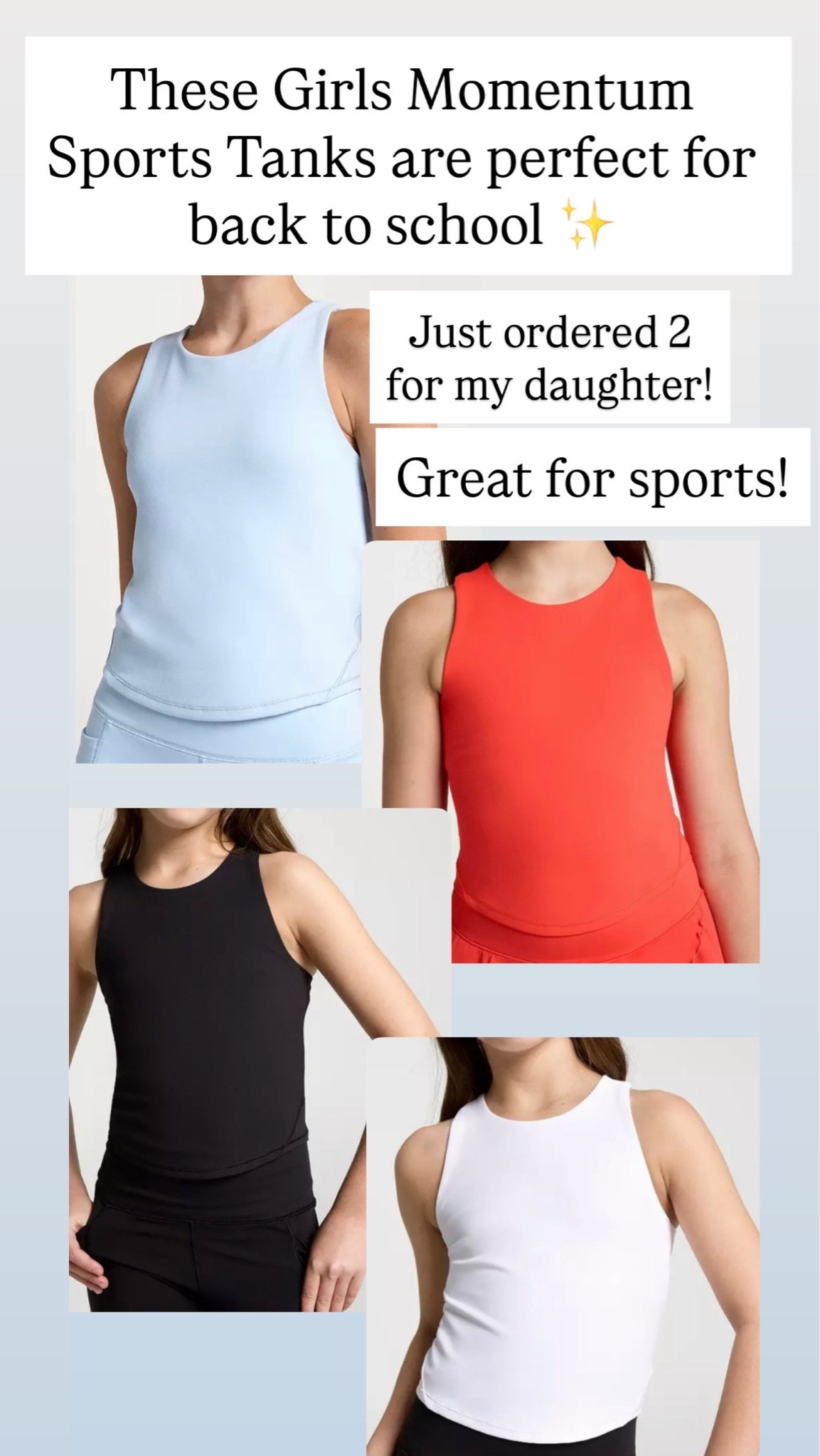 DSG Girls' Momentum Shelf Tank Top

#LTKKids #LTKSaleAlert