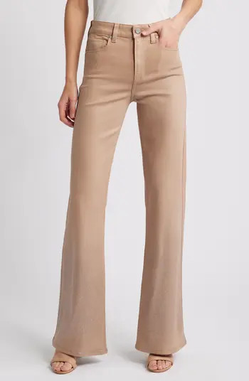 Leenah Shimmer Coated Wide Leg Jeans | Nordstrom Rack