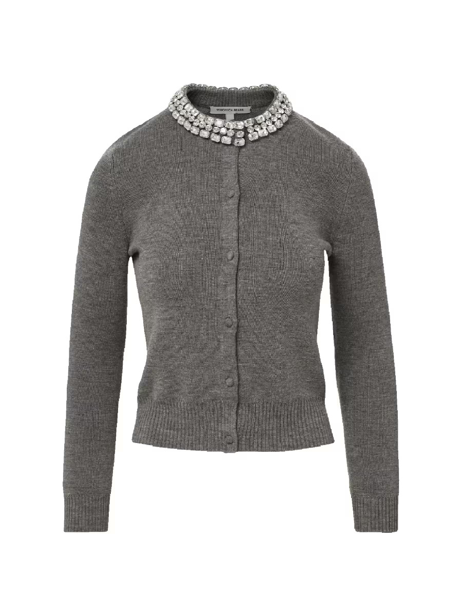 Daro Embellished Merino Wool Cardigan | Saks Fifth Avenue