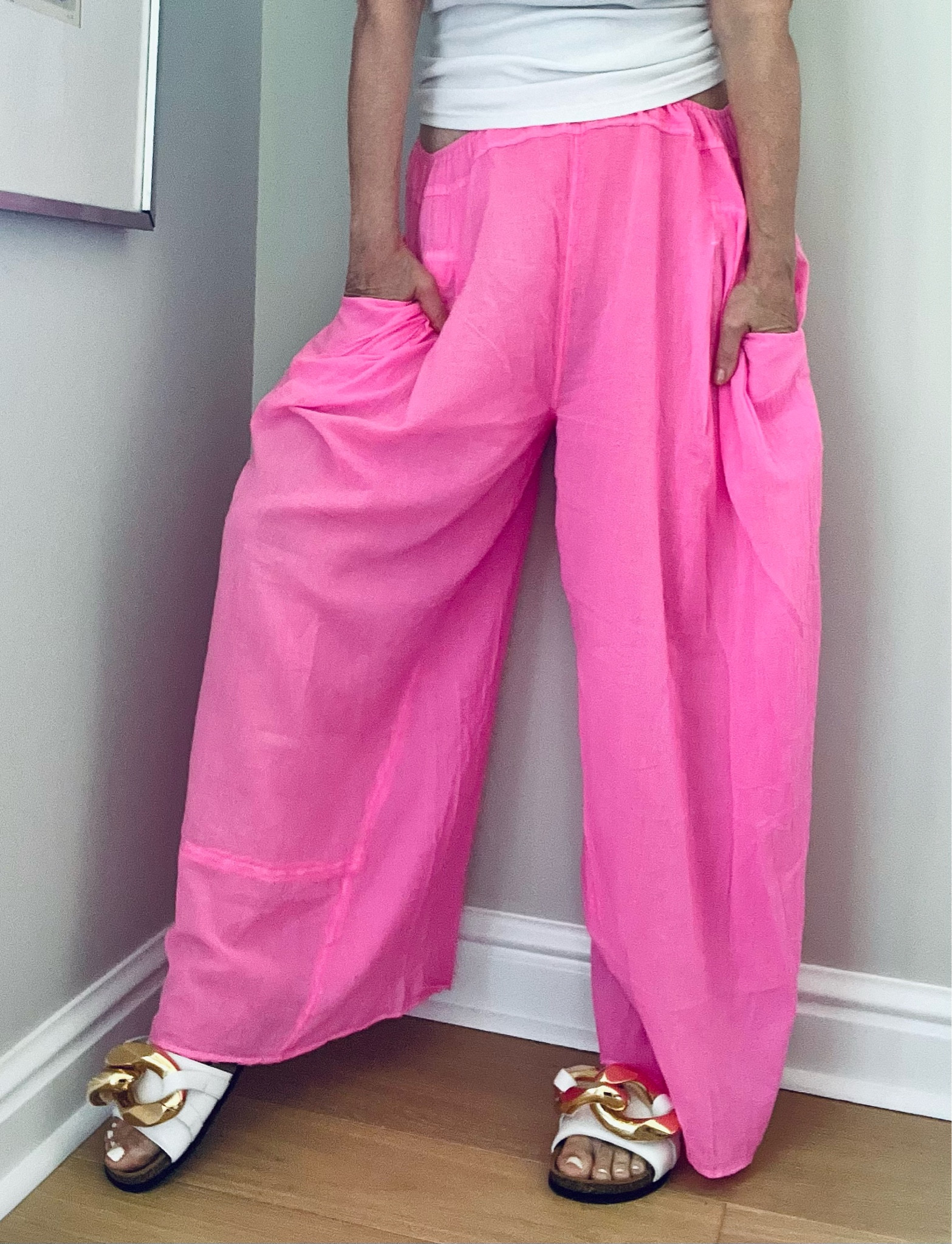 note to self: wash in cold water!
i have the matching shirt but it’s not as bright because i washed in hot water 😝
lounge pants 
swim cover up
pj’s 
festival pants 
pregnancy pants 

#LTKBump #LTKFindsUnder100 #LTKSwim