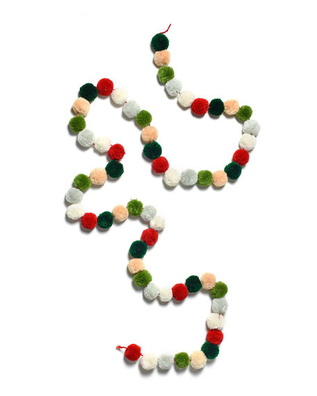 Coton Colors Pompom Garland | Neiman Marcus