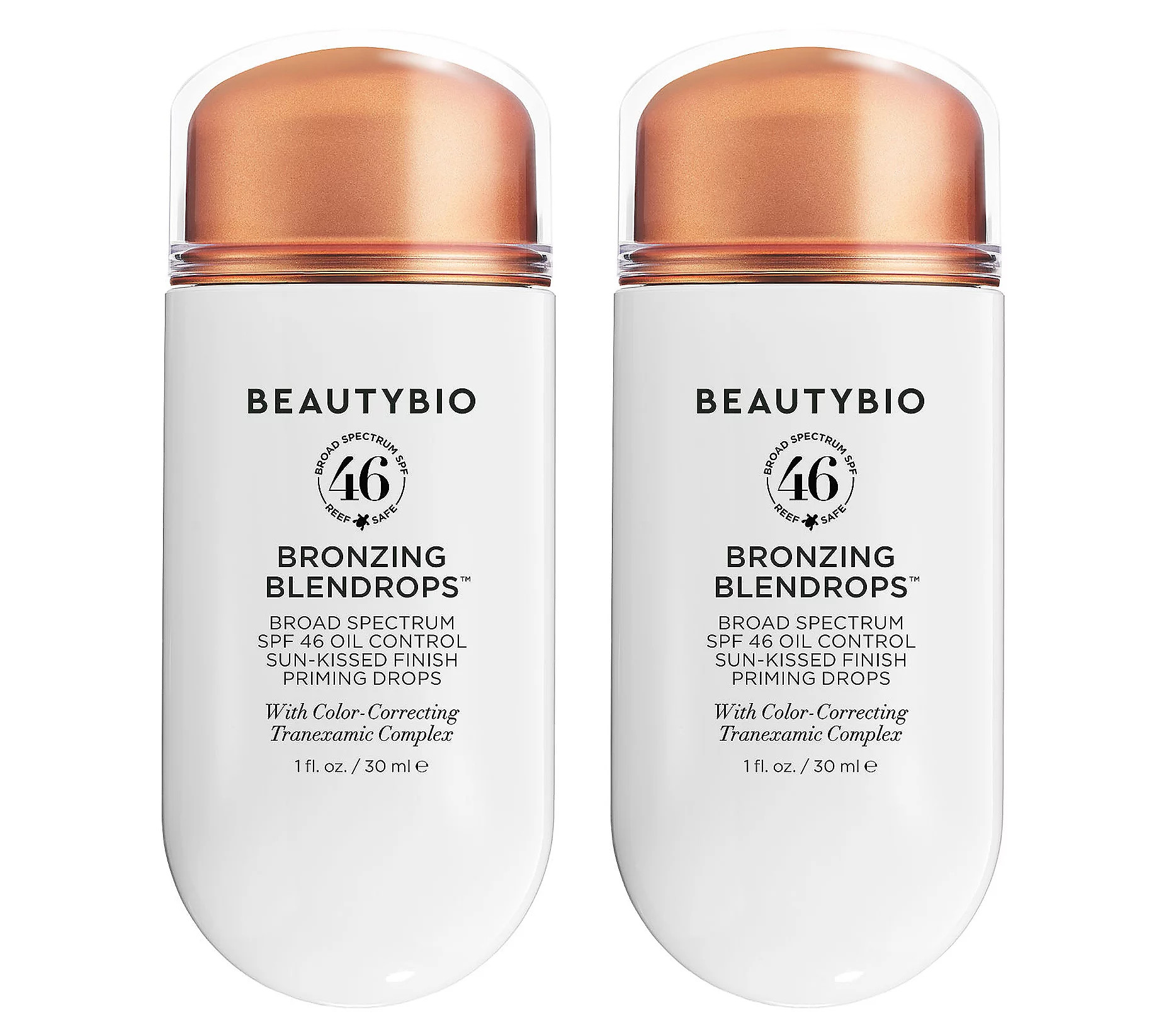 BeautyBio Blendrops SPF 46 Skin Primer DropsDuo | QVC