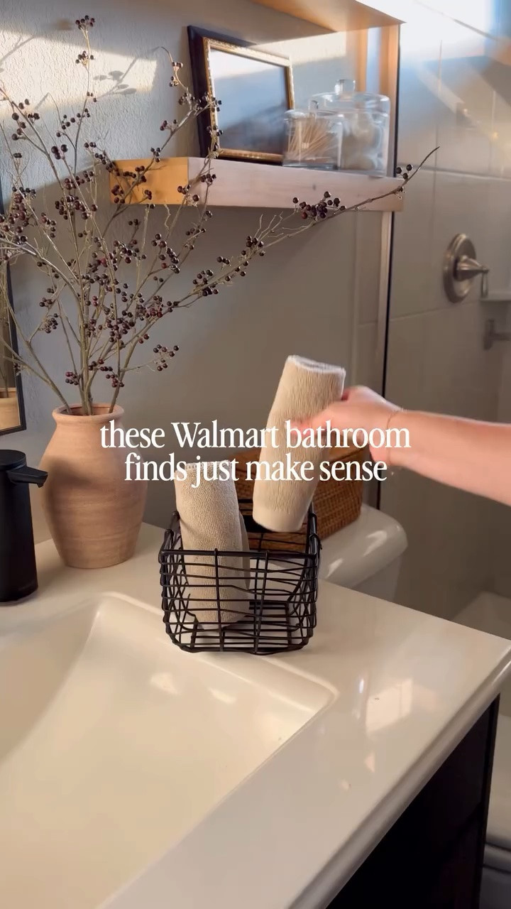 ✨A few Walmart finds gave this bathroom a fresh new feel without spending a fortune. Sharing some affordable pieces that helped make the space feel a little more polished and put together.

Follow for more simple home finds and decor inspiration. 🤍

#walmartfinds #bathroomrefresh #homedecor #budgetdecor #homeinspiration

#LTKHome