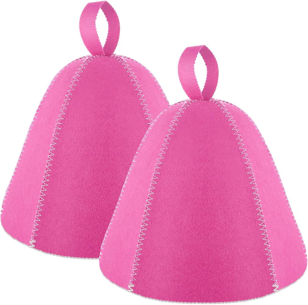 JaGely Sauna Hat for Men Women Sauna Hat Vaporarium Cap Russian Banya Cap for Bath House Accessor... | Amazon (US)