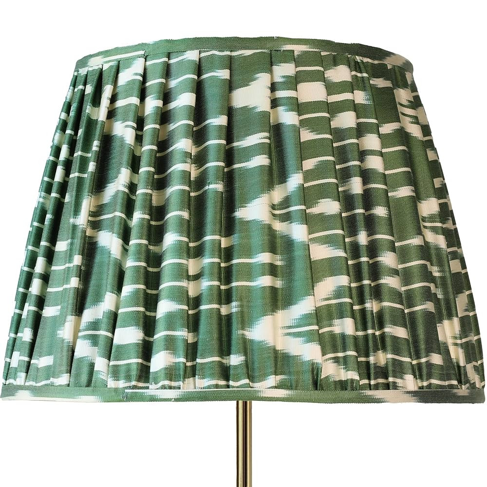 Spider Fitter Green Ikat Pleated Lamp shade - Empire lamp shade - Lighting - Decorative - Table Lamp -Floor Lamp - Room decor - Colorful (15.7" x 10.6" x 10.6") | Amazon (US)