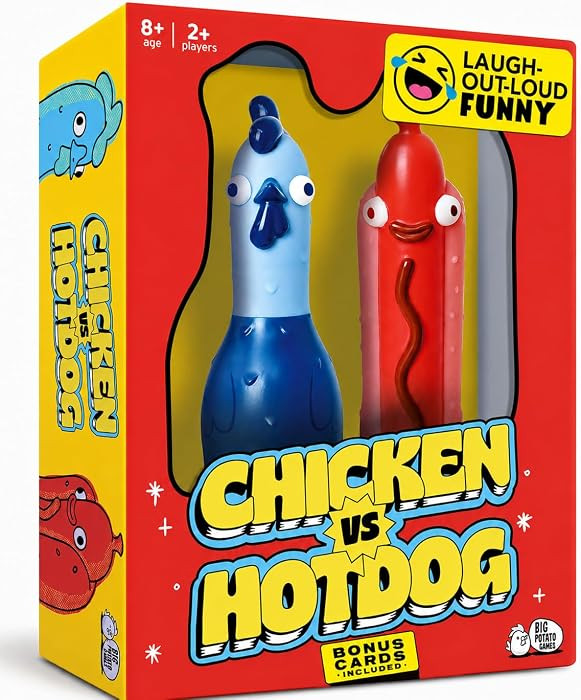 Chicken vs Hotdog - Hilarious Flip Challenge Party Game for Kids & Family | Amazon (UK)