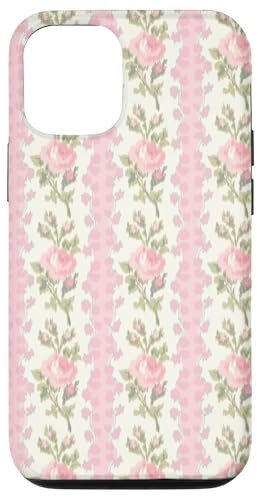 Fancy Peony Blushing Floral Coquette Toile de Jouy Case for iPhone 12/12 Pro | Amazon (US)