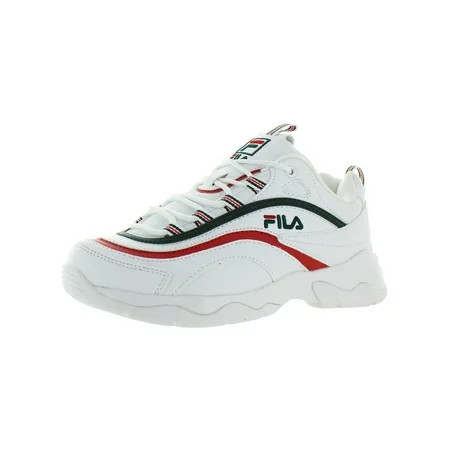 Fila Women's Ray White / Sycamore Red Ankle-High Sneaker - 7M | Walmart (US)