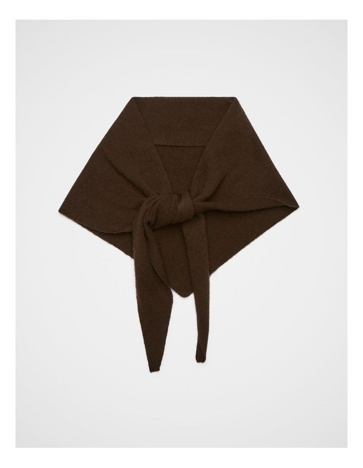 Seed Heritage Triangle Scarf in Coffee Bean Brown OS | Myer