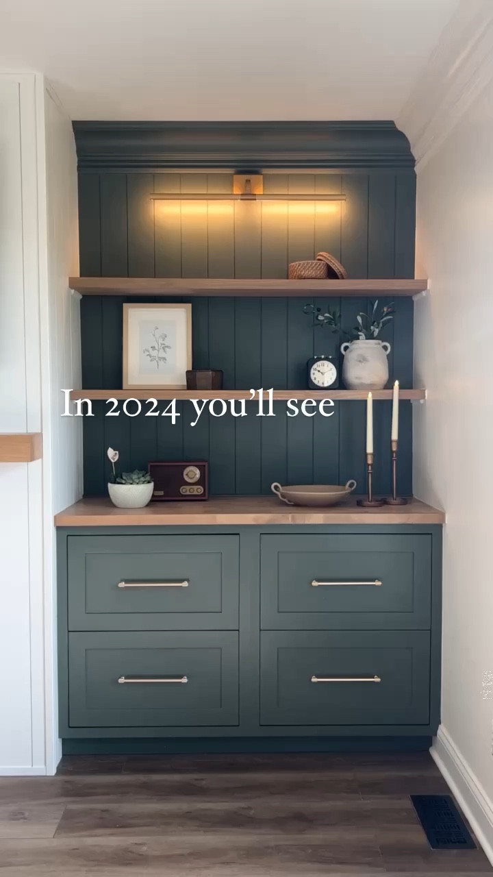 Love love love SW pewter green, shop this entire room here!
