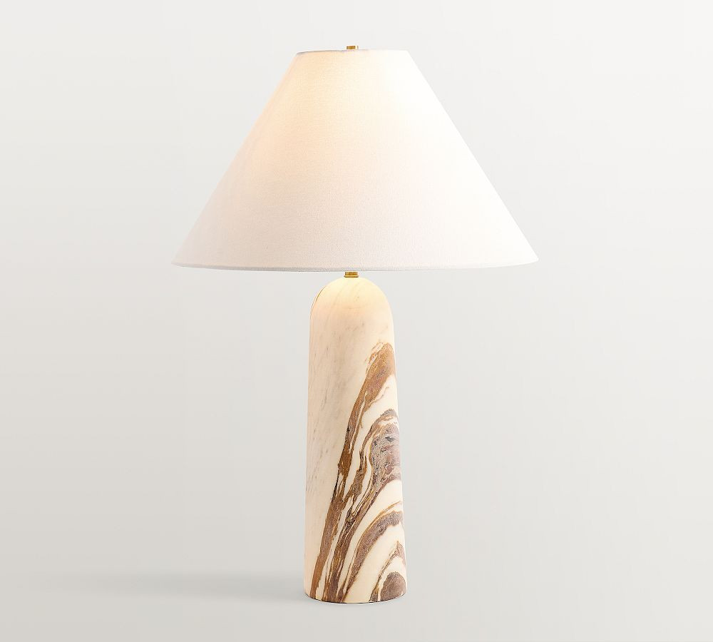 Marlo Marble Table Lamp (19"-27") | Pottery Barn (US)