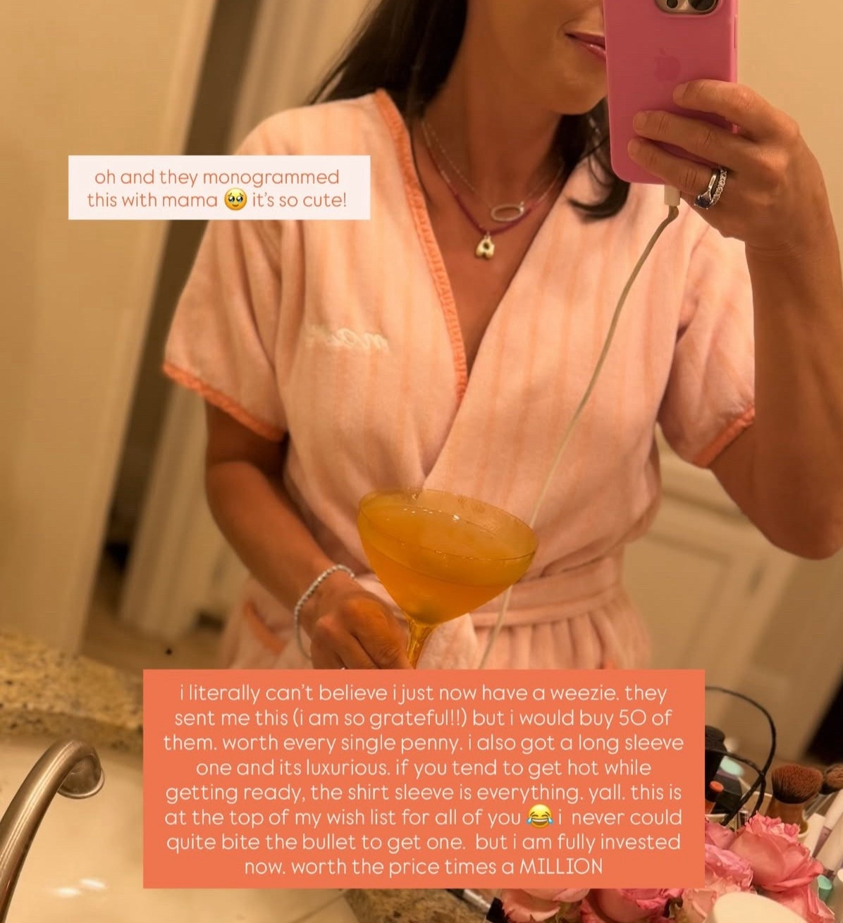 these weezie robe is FAV current thing ever 🧡 so good for getting ready!!! i love it can’t even tell you 

#LTKStyleTip #LTKFindsUnder100 #LTKSeasonal