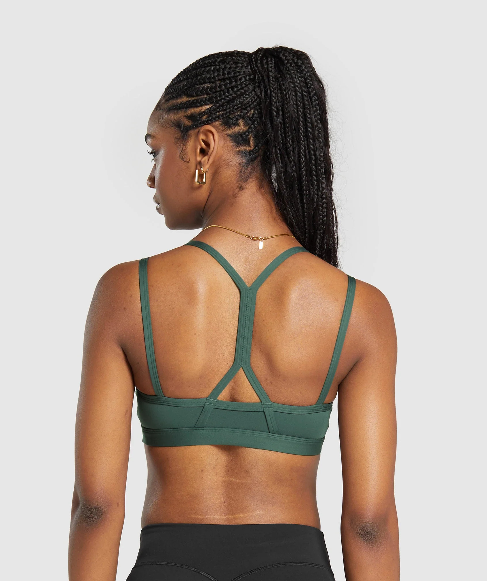 Gymshark Strap Feature Sports Bra - Slate Teal | Gymshark US