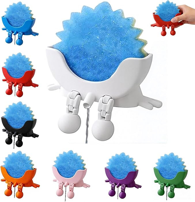 Cute Hanging Sponge Holder with Drainage, Peeing Scrub Sponge Holder, Ponge Holder for Kitchen Si... | Amazon (US)
