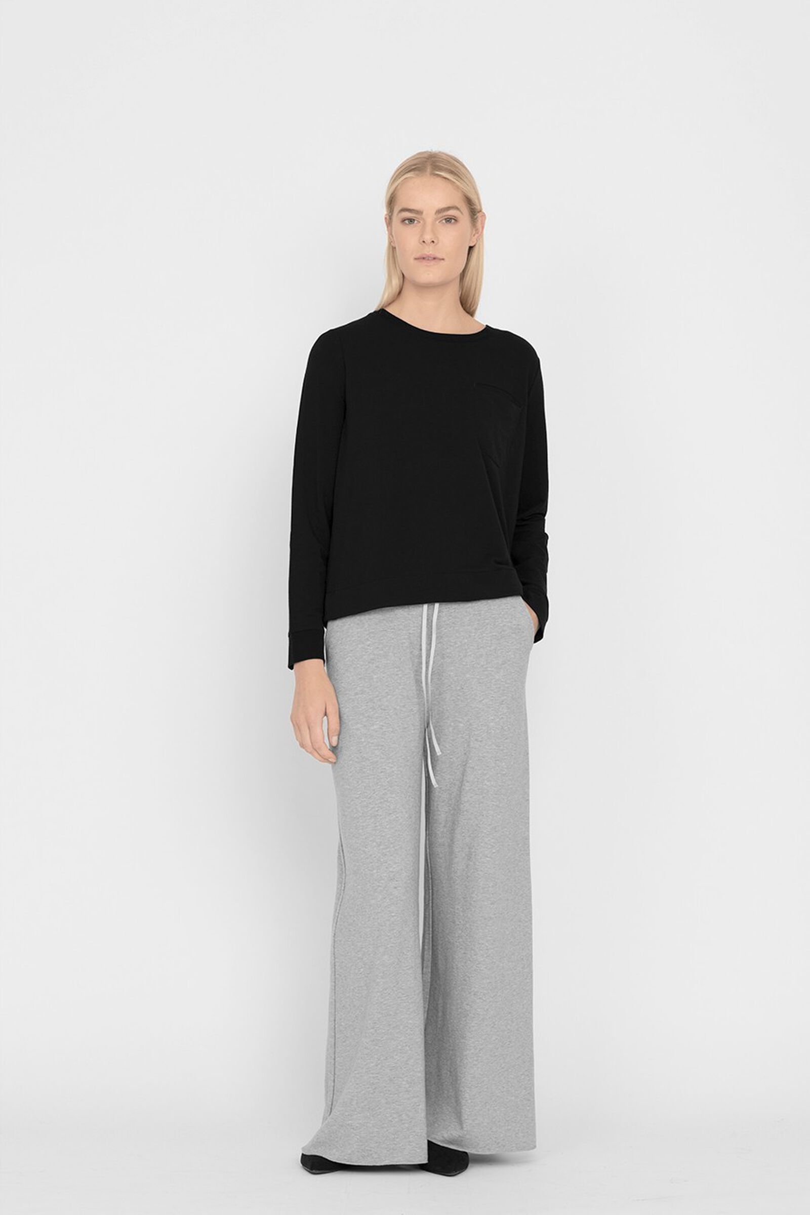 French Terry Pleat-Back Sweatshirt | Cuyana