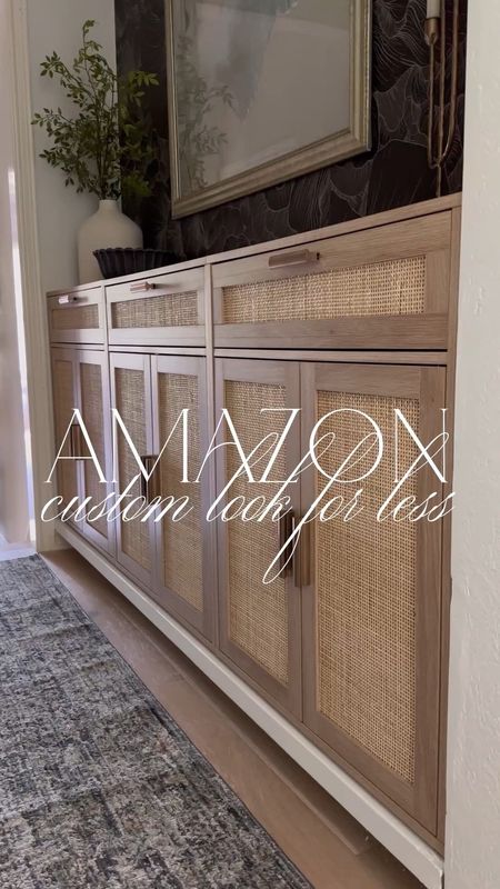  Sale on my Amazon rattan cabinets I used in my hallway! I didn’t attach the legs and added adjustable brass hardware for a custom, designer look for less 🥰

#LTKVideo #LTKStyleTip #LTKHome