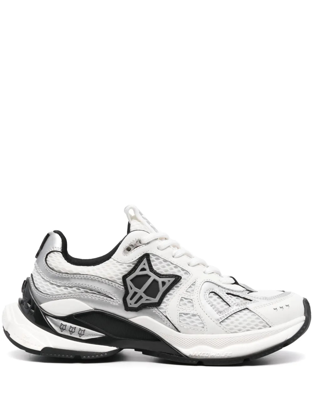 NAKED WOLFE Smash Mesh Sneakers | White | FARFETCH | Farfetch Global