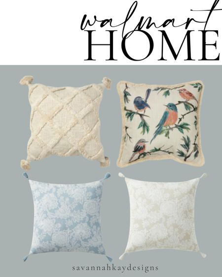 New spring pillows @walmart

#walmarthome #spring #homedecor #pillows 

#LTKSeasonal #LTKhome #LTKfindsunder50