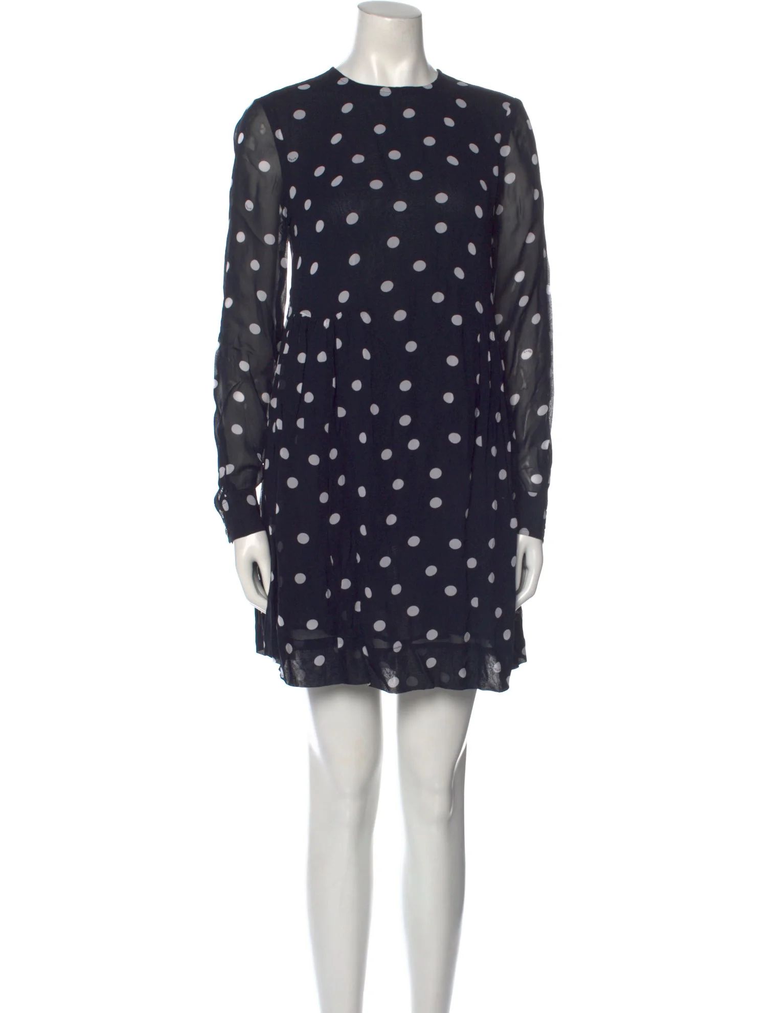 Polka Dot Print Mini Dress | The RealReal