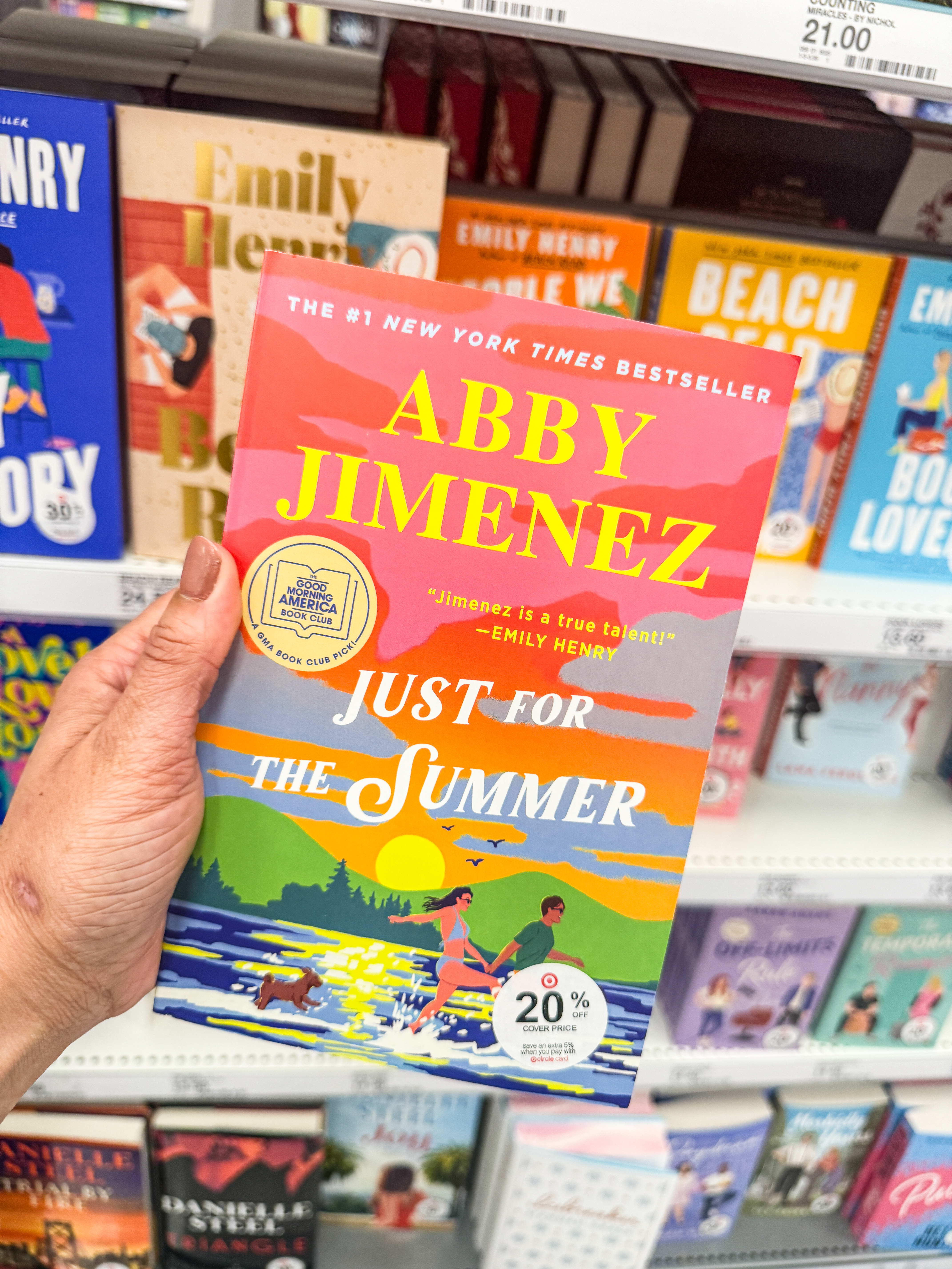 Just for the Summer will definitely be my next read!  Something about books that give nothing but summer vibes always wins me over.

Just for the Summer by Abby Jimenez!  #ToBeRead #ReadWithMe #Books  

 #LTKHome #LTKFindsUnder50 #LTKTravel