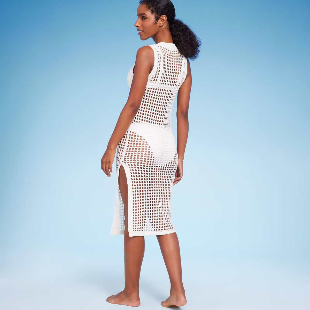 Women's Crochet Cover Up Midi Dress - Shade & Shore™ | Target