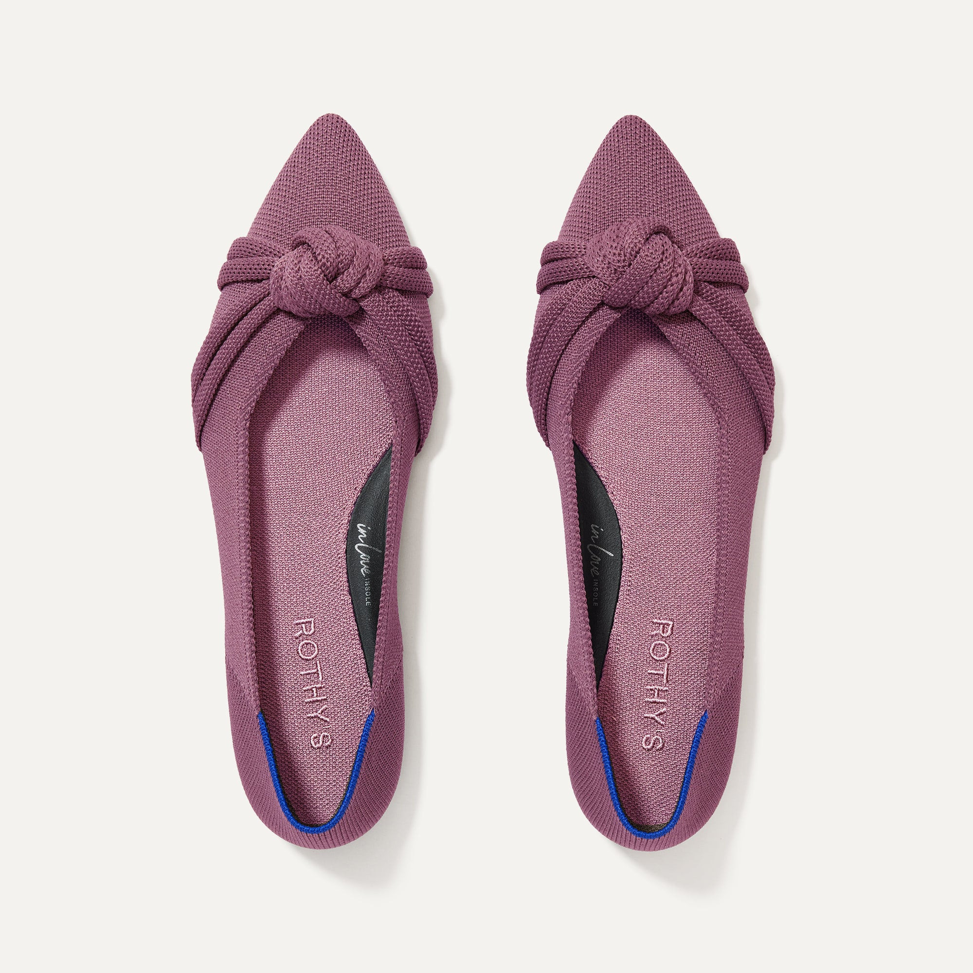 The Knot Point II in Mauve | Women's Flats | Rothy's | Rothy's