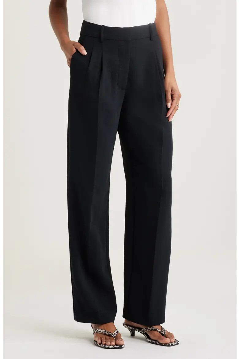 Open Edit Curator Crepe Trousers (Women) | Nordstrom | Nordstrom
