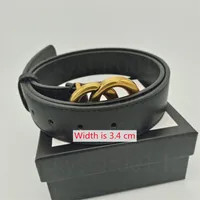 Designer Womens Mens Belts Leather Black Belts Women Gold Buckle Men Classic Casual Belt Ceinture... | DHGate