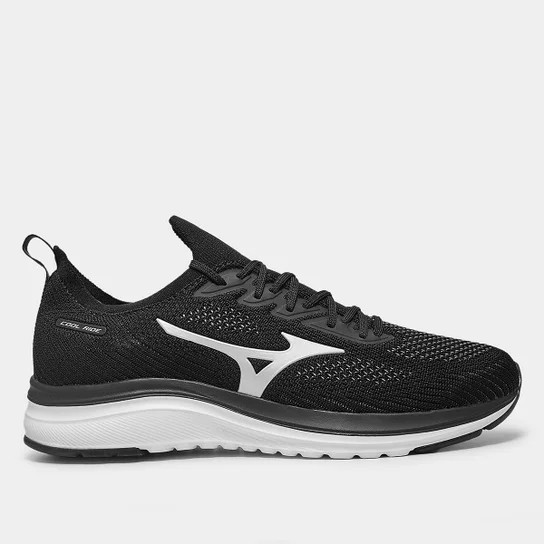Tênis Mizuno Cool Ride Masculino - Preto | Netshoes (BR)