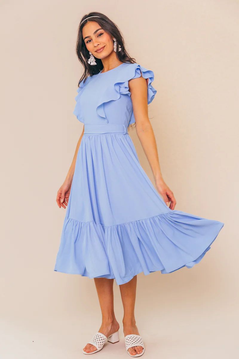 Clary Dress in Bluebell | Ivy City Co