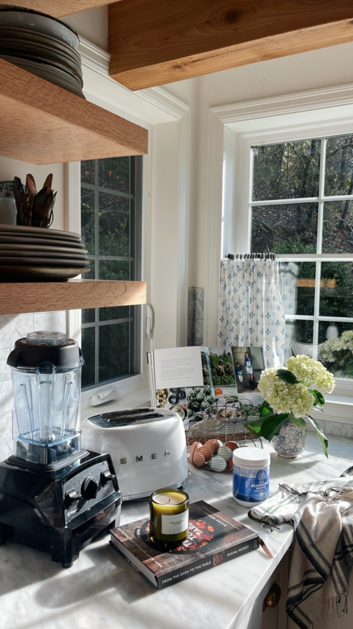 Smoothie ingredients and what’s on my counter
