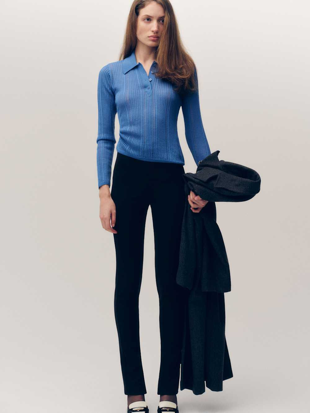 Hermia Regenerative Merino Polo | Reformation (Global)