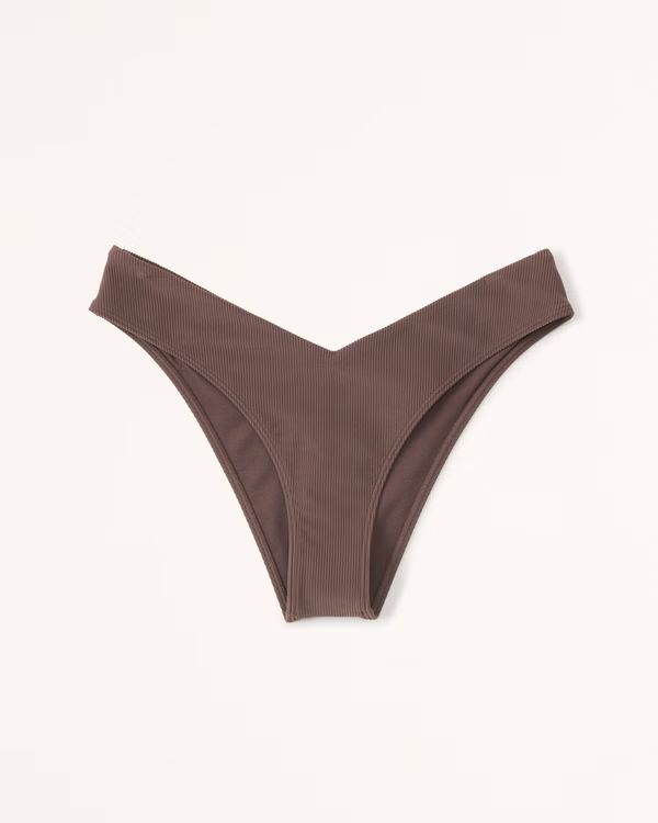 Women's Tall-Side High-Leg Cheeky Bottoms | Women's Swimwear | Abercrombie.com | Abercrombie & Fitch (US)