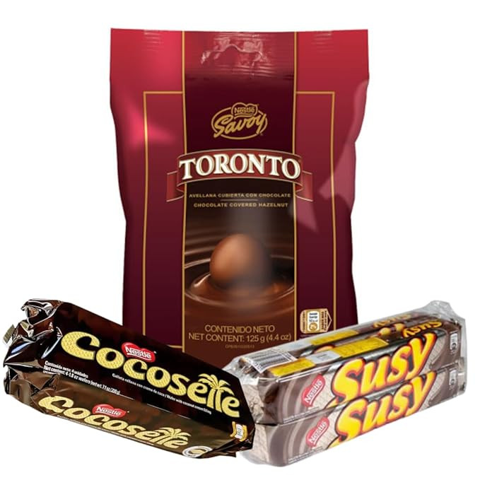 Toronto Chocolate - Cocosette - Susy Venezuela Candy Food, Assorted Cookies Wafers And Chocolate ... | Amazon (US)