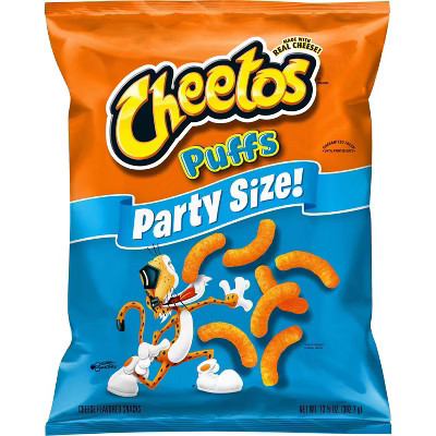 Cheetos Puffs Cheese Flavored Party Size Snacks - 13.50oz | Target