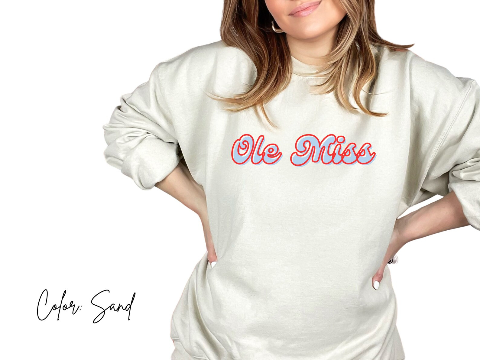 Ole Miss Sweatshirt, Retro Ole Miss sweatshirt, Ole Miss, University of Mississippi, Ole Miss Reb... | Etsy (US)