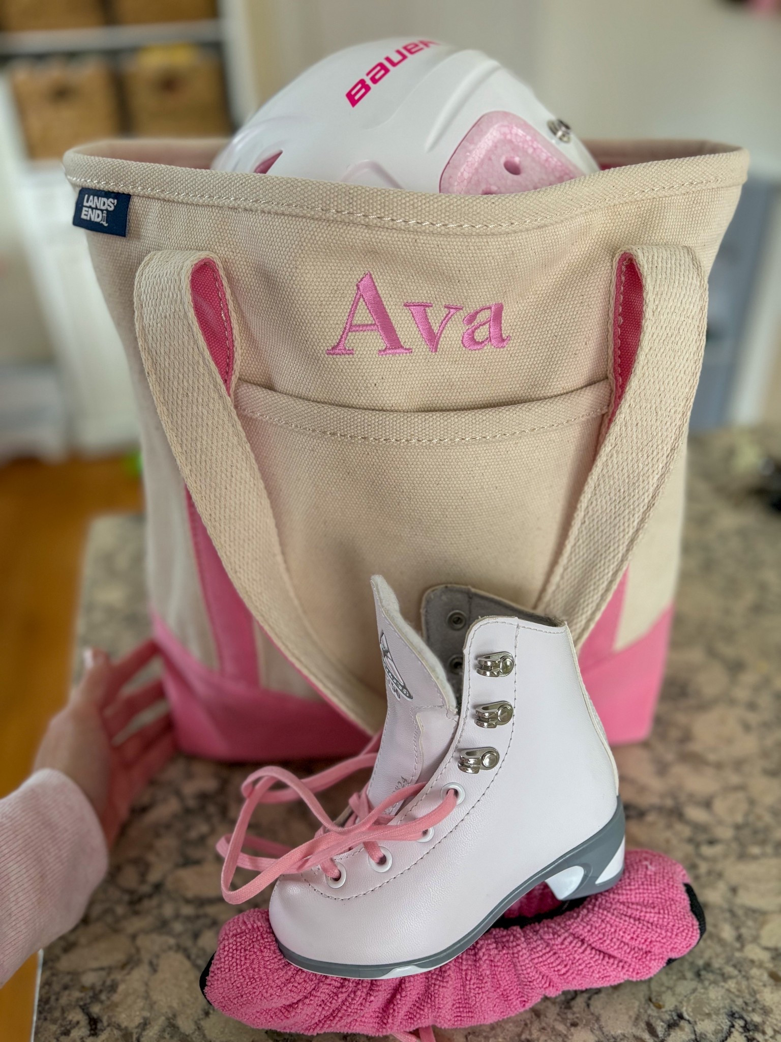 Lands End Canvas Totes on sale! This is the size medium with zip top. We like to use as our skating bag but can be used for so many things across all ages! 

#LTKmomlife #LTKKids #LTKSaleAlert