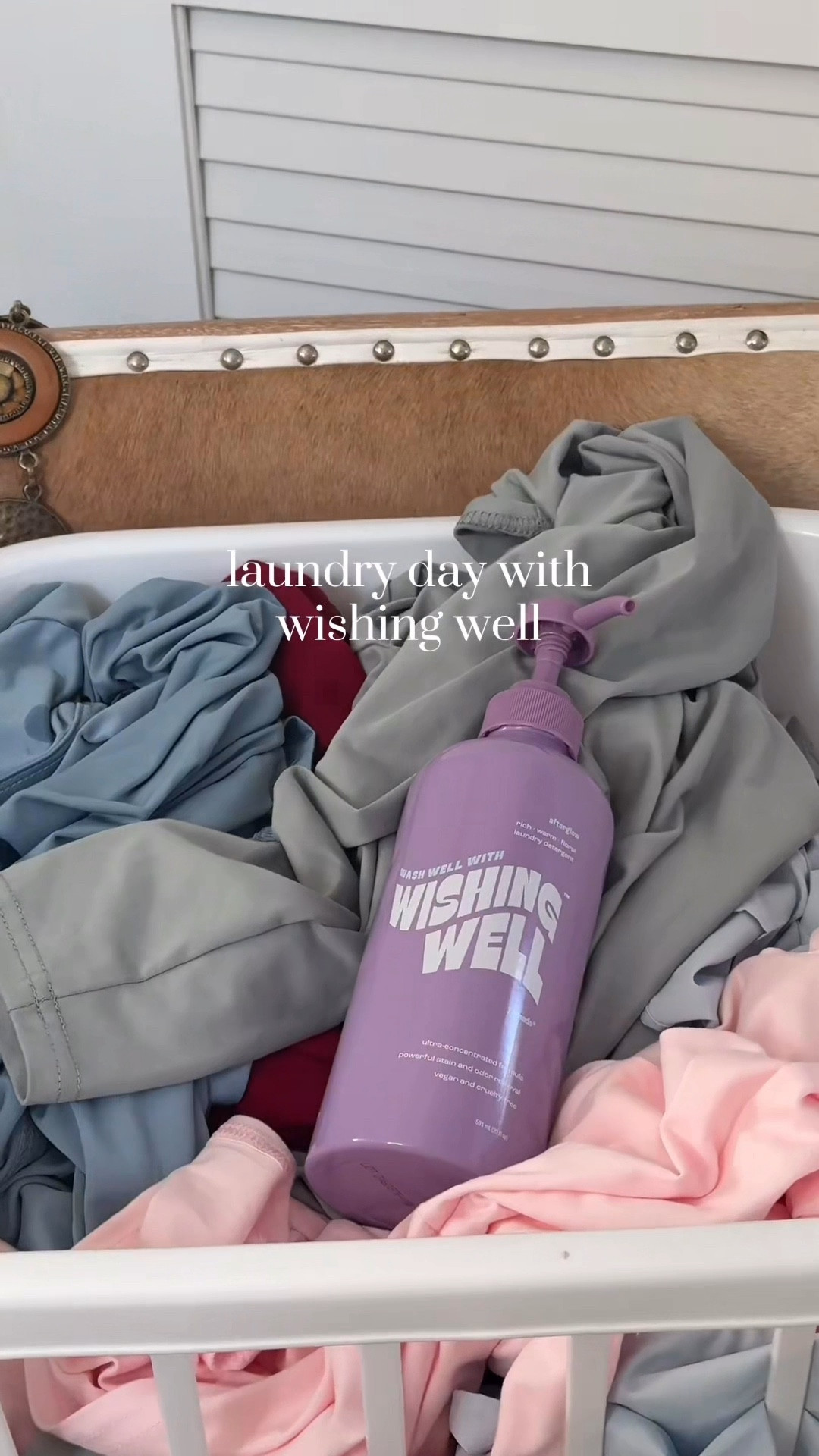 Wishing Well detergent is non-toxic, vegan, and cruelty-free, with an easy-to-use pump!🫧
Its concentrated formula delivers 74 loads per bottle, removes stains, and smells amazing. It’s the perfect gift for anyone and everyone!💜

#LTKHoliday #LTKdayinmylife #LTKGiftGuide