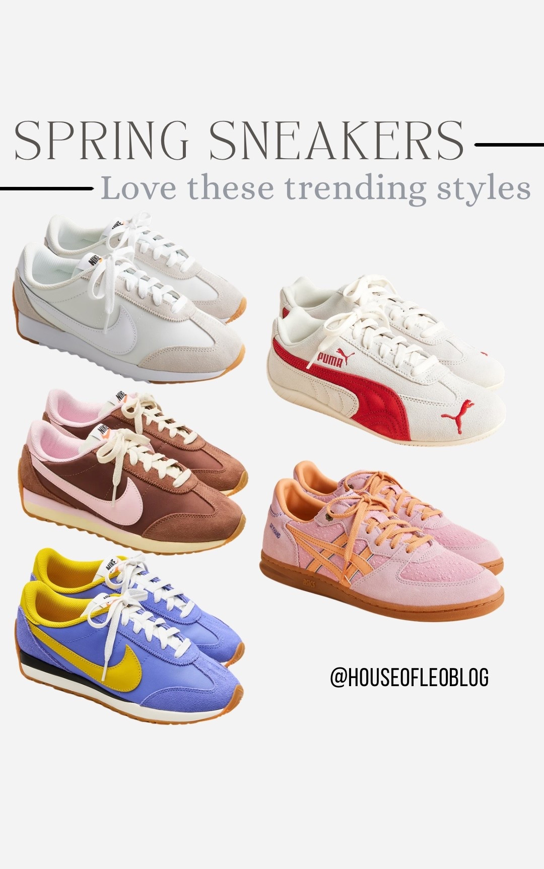 Spring sneakers, summer sneakers, Nike sneakers