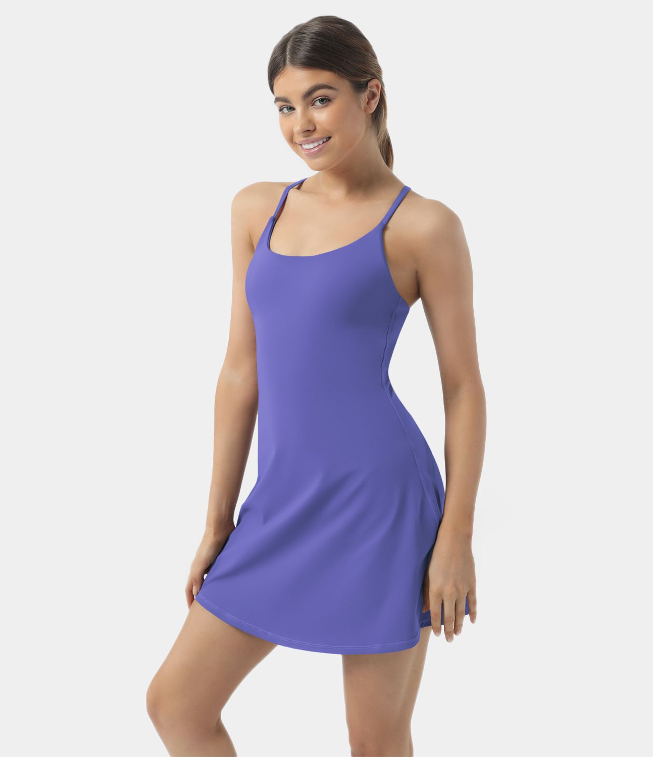Women’s Softlyzero™ Plush Backless Active Dress - Halara | HALARA