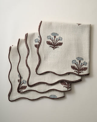 Elaine Block Print Napkin Set of Four | Magnolia