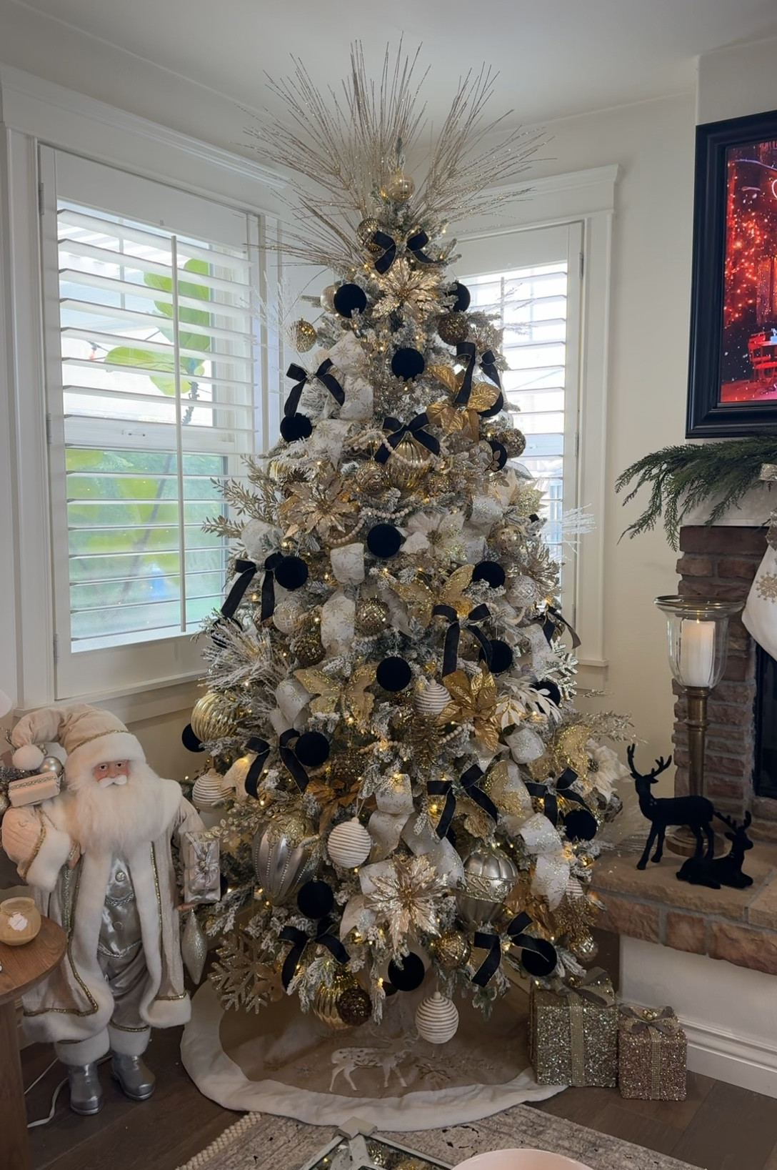 My beautiful  Tree and Mantle for Christmas! 🎄❤️ 

Most of the items used are from #Walmart & @atHome 
Just loving all of their Home and Holiday Decor! 

Linked everything below for your guys! 

The ribbon used on the stockings are from @shopwillowholiday on Instagram 👍🏻 

The presents under the tree I wrapped with black paper from Walmart and wrapped with bows from Michael’s linked below. 

#christmas #christmastree #decor #tree #black #brown #gold #champange #cream #decorating #homedecor 

#LTKSeasonal #LTKHoliday #LTKCyberWeek