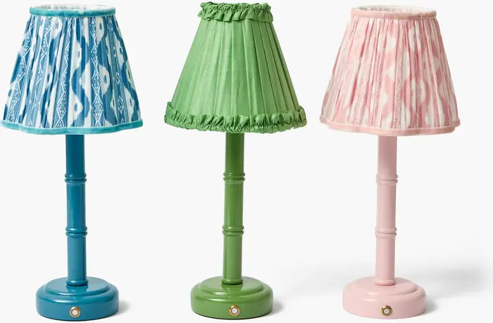 Green Frilled Silk Lampshade | Nordstrom