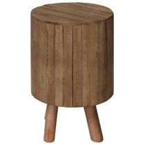 Urban Trends Collection: Wood End Table Natural Wood Finish Brown | Walmart (US)