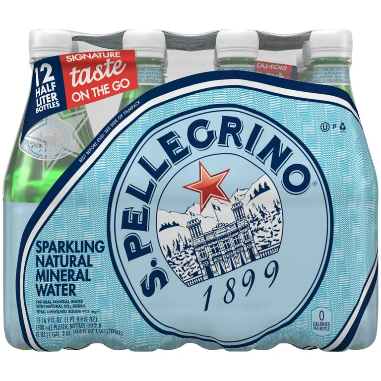 S.Pellegrino No Flavor Water 202.8 fl oz. - Walmart.com | Walmart (US)