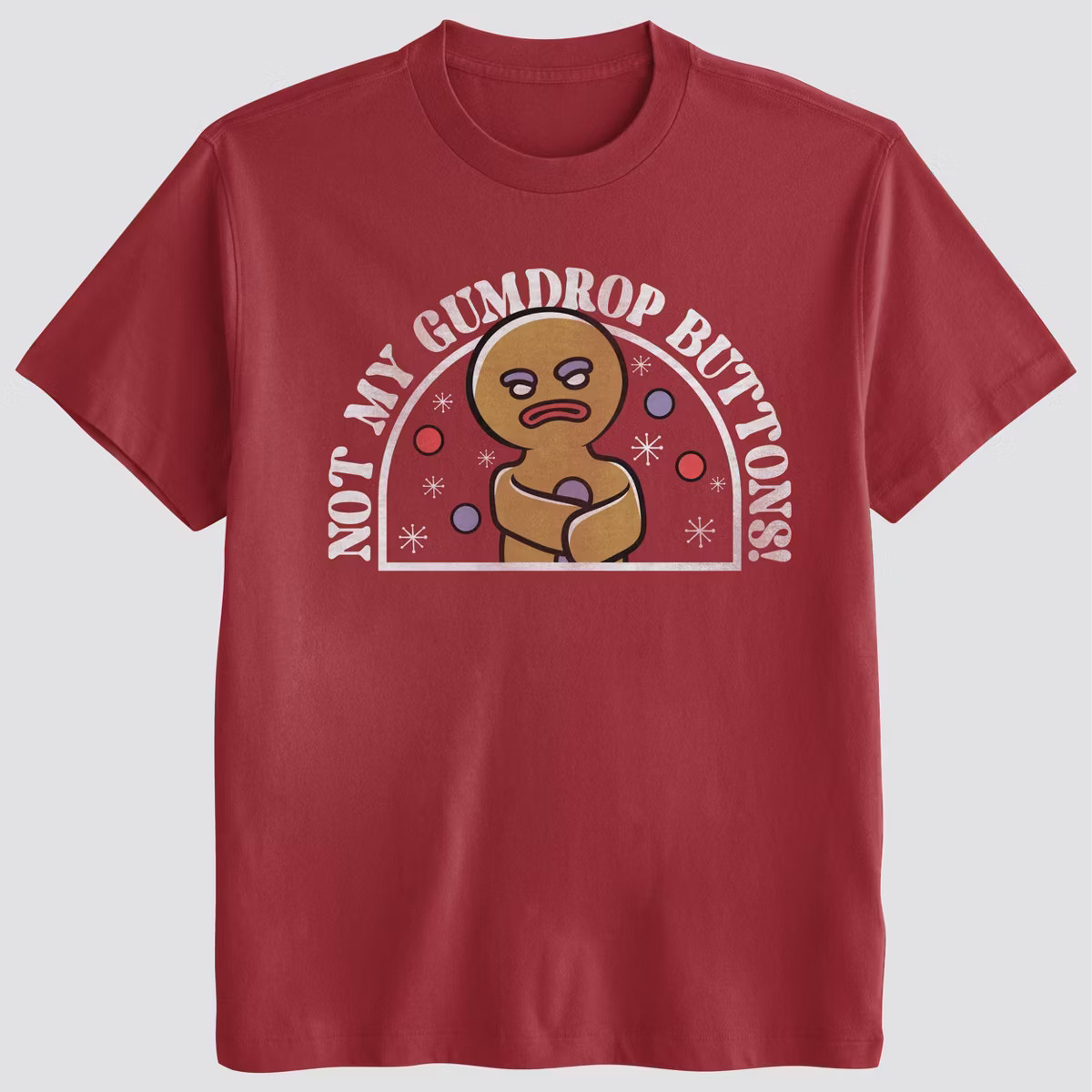 Men's Shrek Gingerbread Man Graphic T-Shirt - Red | Target