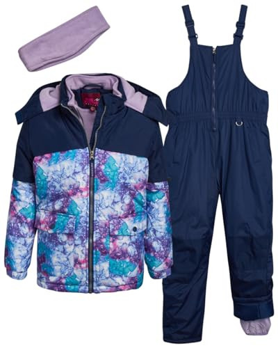 Pink Platinum Girls Snowsuits - 2 Piece Waterproof Toddler Winter Jacket and Ski Pants - Winter Clothes for Girls (2T-16), Size 14-16, Navy | Amazon (US)