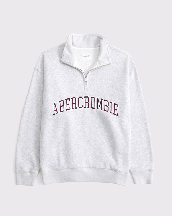 Logo Vintage Sunday Half-Zip | Abercrombie & Fitch (UK)