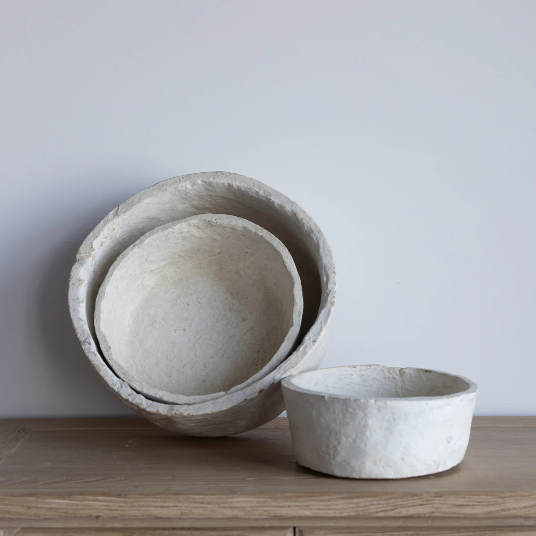 Vintage Paper Mache Bowl | By Luxe B Co | luxe bCO